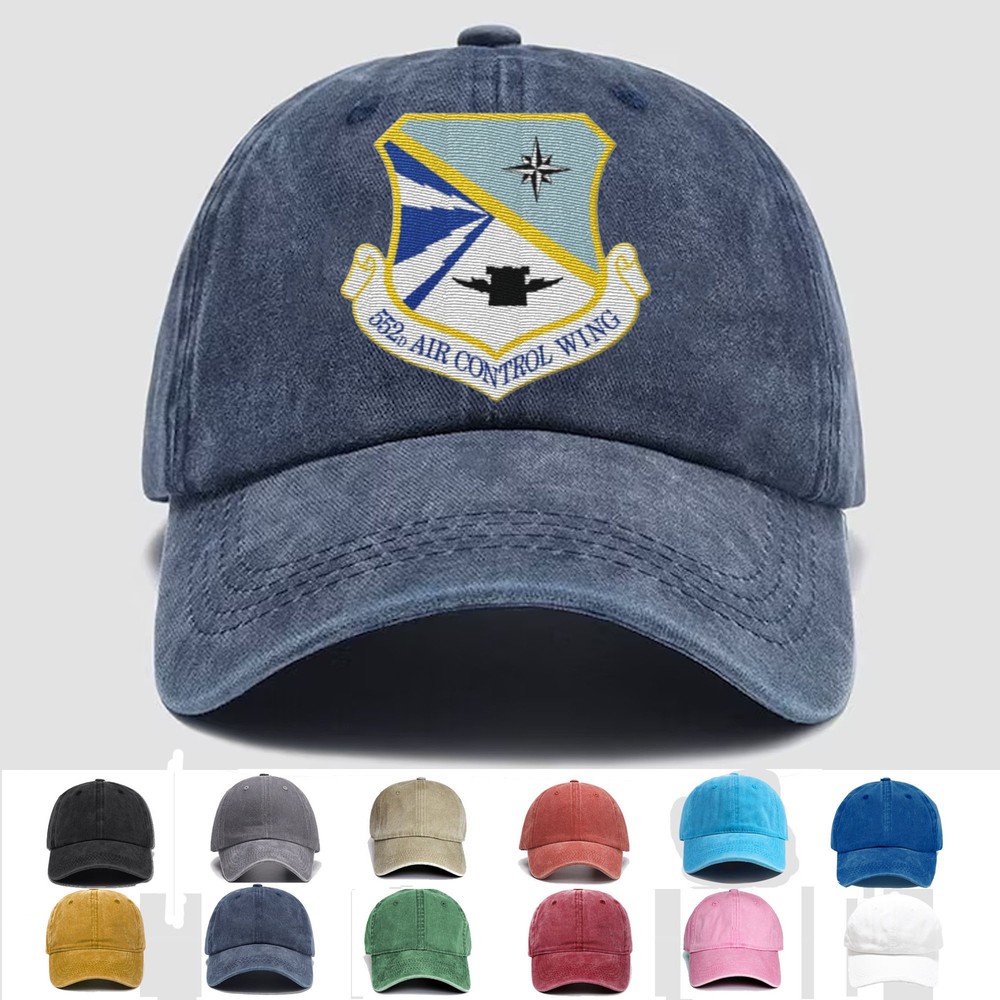 Custom Embroidered Hat 552d Air Control Wing, Veteran Cap, Trucker Hat,Gift Idea