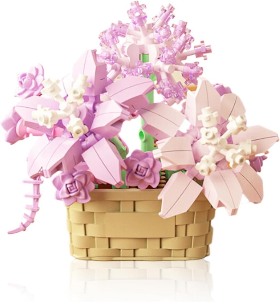 LEGO Icons Orchid Artificial Plant, Building Set with Flowers, Home Décor Gift f