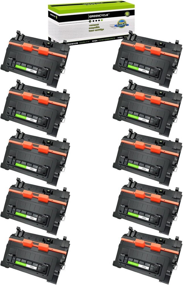 10PK High Yield CF281A BK Toner for HP 81A M604dn M605n M605dn Printers