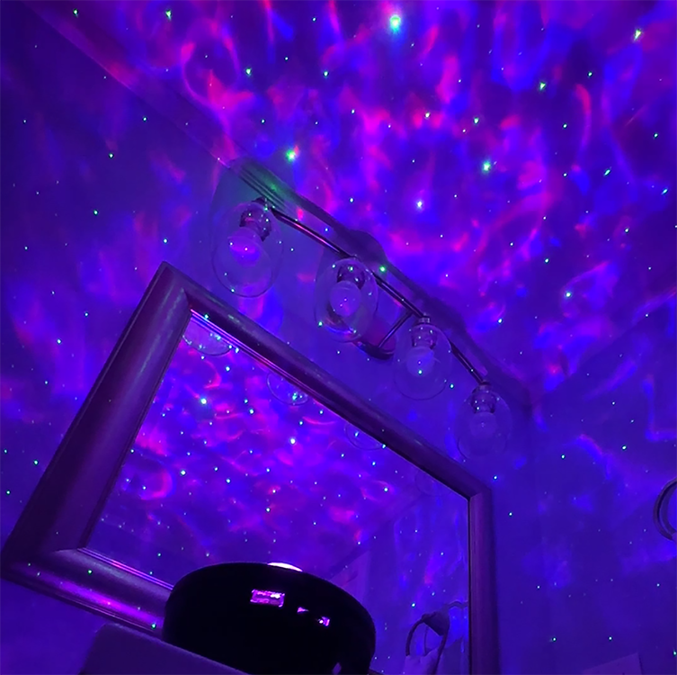 🌌🌠Galaxy Projector Starry Sky Night Light - LED Lamp w/ Speaker & Remote🌠✨