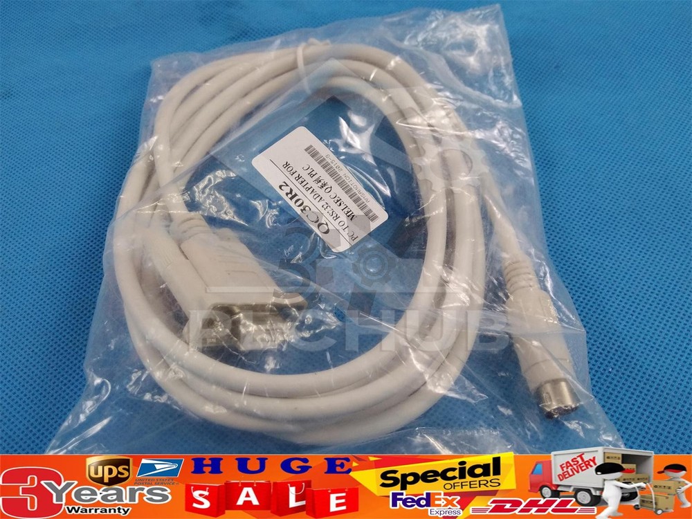 1PC New QC30R2 Cable For Mitsubishi MELSEC Q Series PLC PC To RS232 Adapter