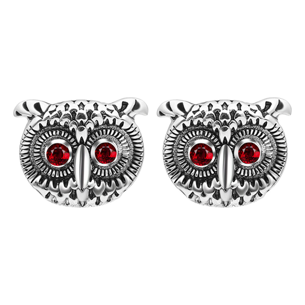 Owl Cuff Links Animal Cufflinks Button down Shirts for Men Man