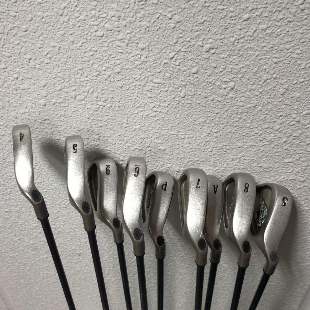 Used Callaway Big Bertha 4-PW Iron Set with R Flex Shafts