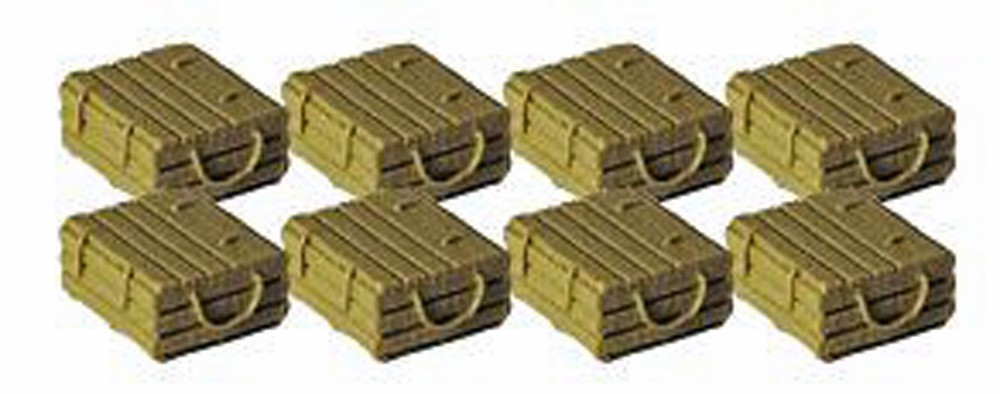 LOBSTER BOXES (8) HO Model Railroad Ship Boat Unpainted Resin Detail Part FR1262