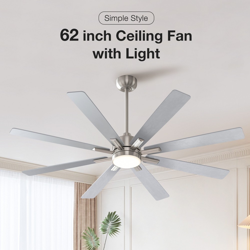 62inch Ceiling Fan With Light and Remote Control
