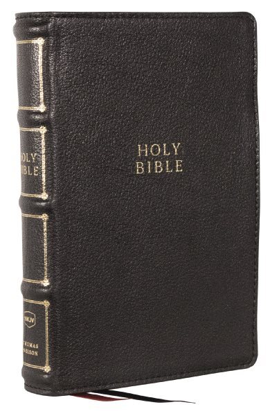 Holy Bible : Nkjv, Compact Center-column Reference Bible, Genuine Leather, Bl...