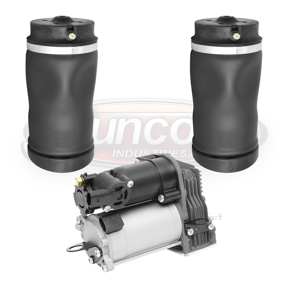 2007 Mercedes R63 AMG Rear Air Springs Pair & Compressor w/ 4 Corner Leveling