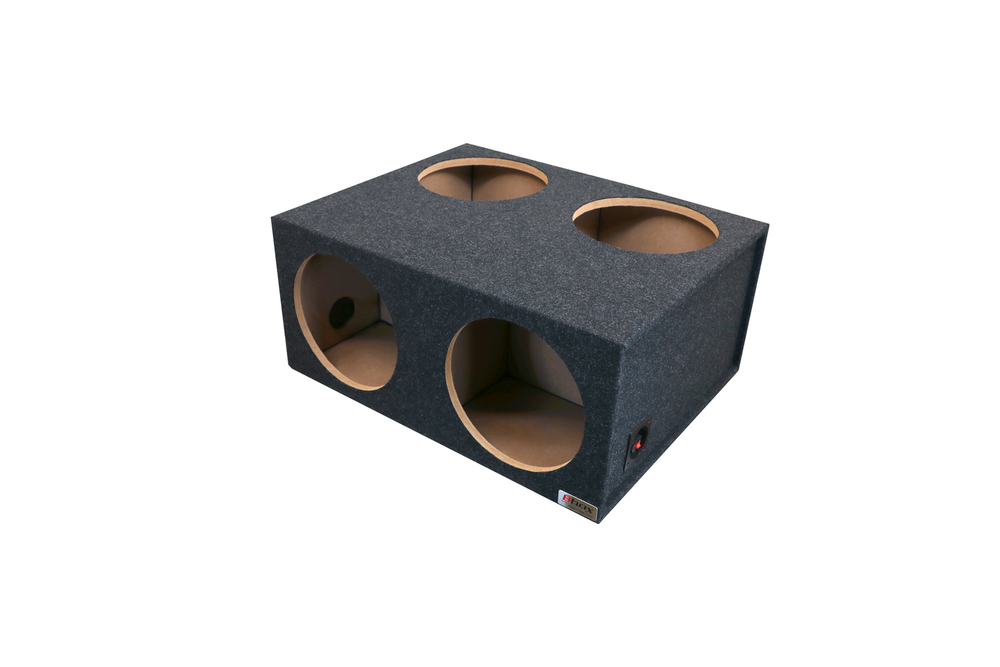 12 in Four Hole : 2 Front : 2 Top Sealed Subwoofer Enclosure Precision CNC-Cut,