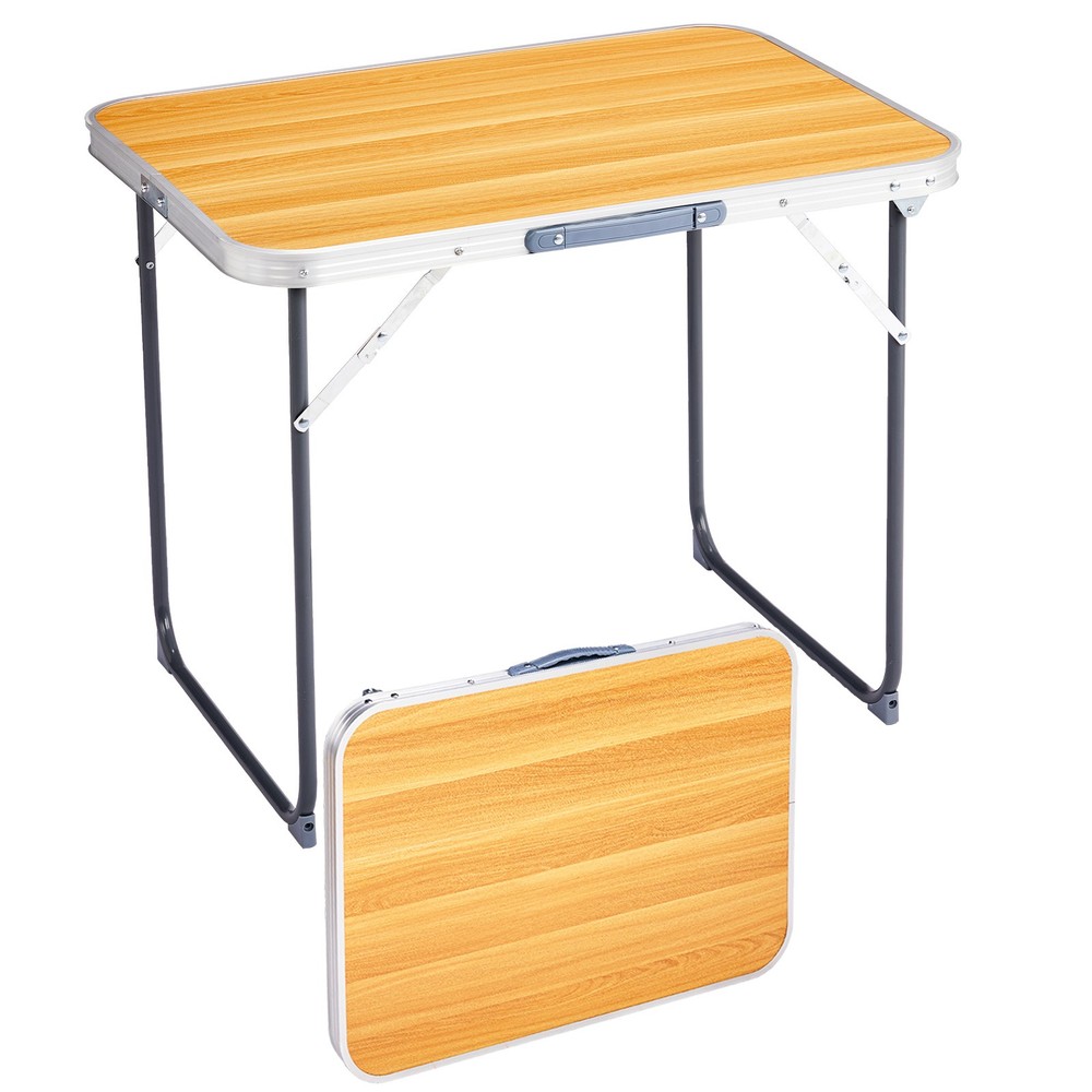 Plastic Folding 2.3FT Portable Table Perfect for In/Outdoor Garden Dining Party