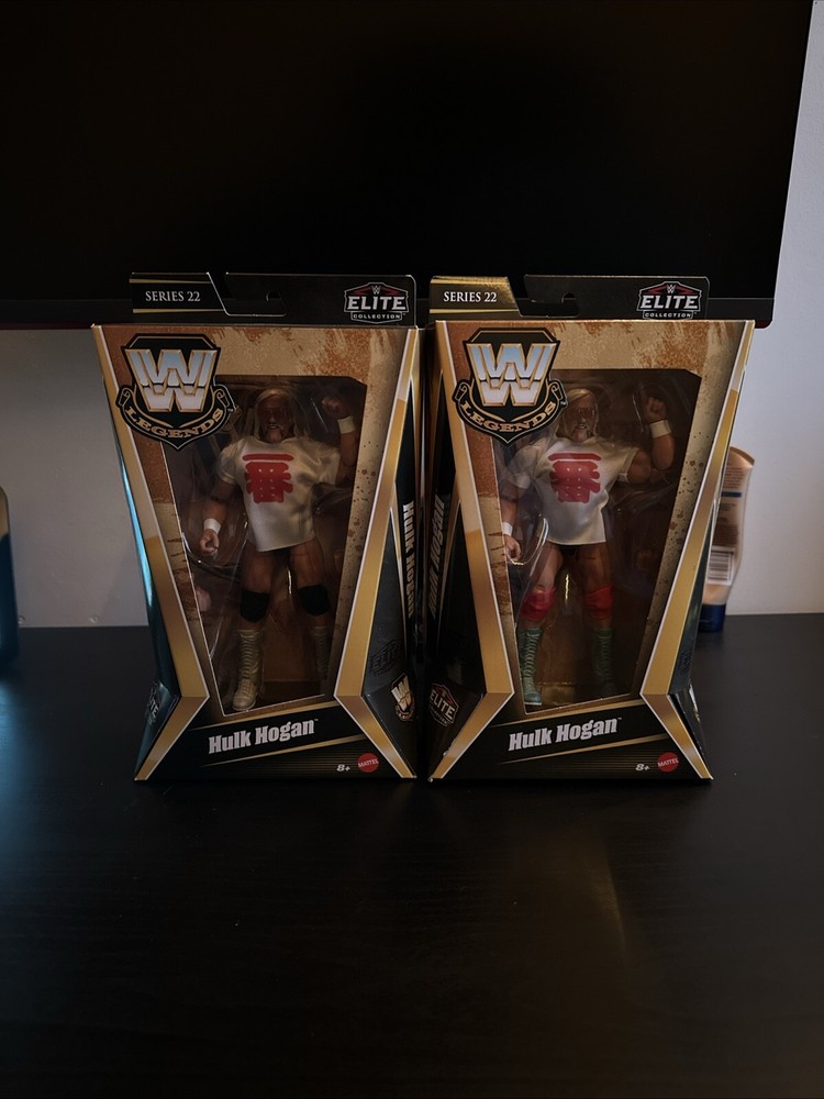WWE Mattel Elite Collection Legends Series 22 Hulk Hogan CHASE EXCLUSIVE Lot of2