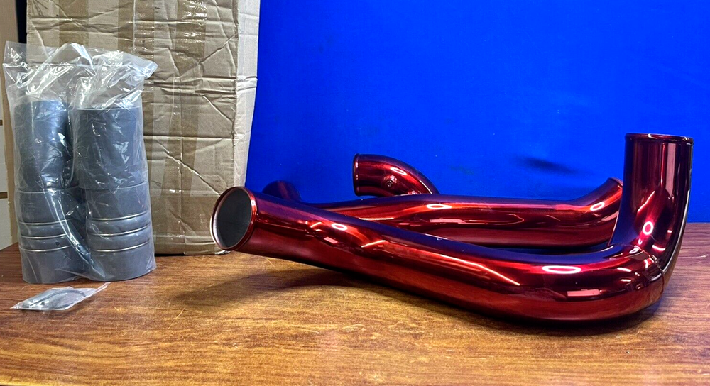 High-Performance Red Intercooler Pipes Kit F8-017401 Cold Air Intake Upgrade