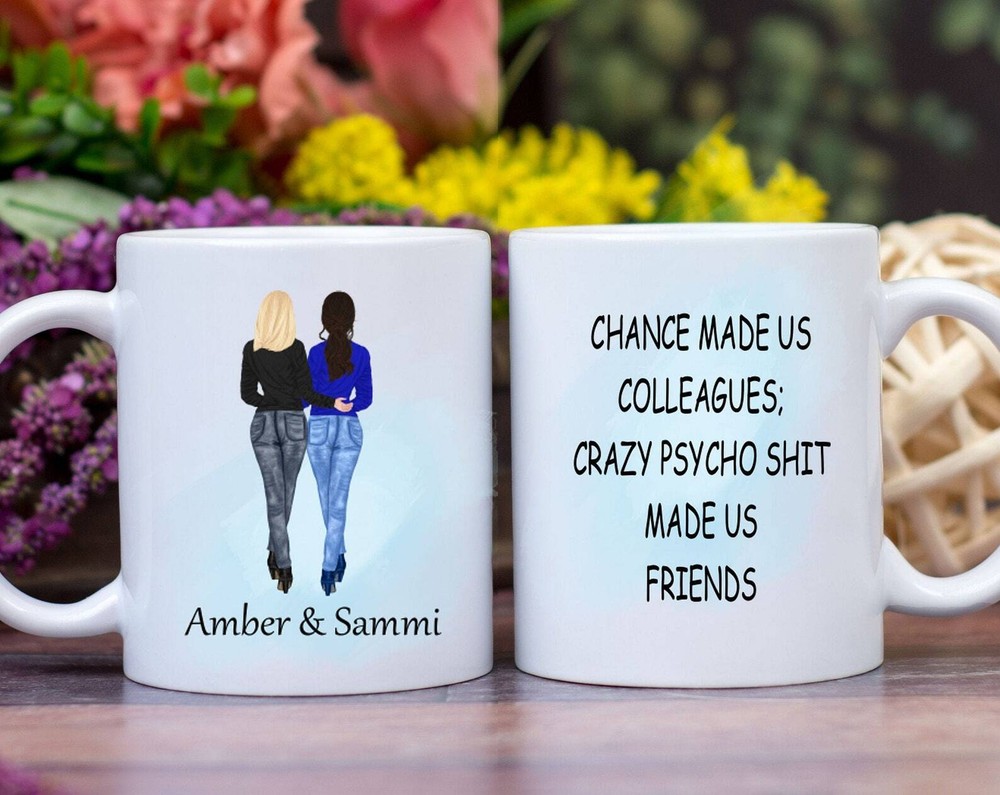 Personalized Mug For Coworker Custom Colleagues Mug Personalized Coffee Mug Work