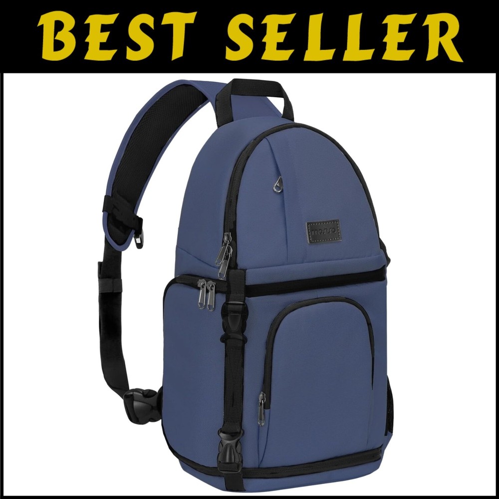 Shockproof Mirrorless Camera Bag with Tripod Holder for Professionals