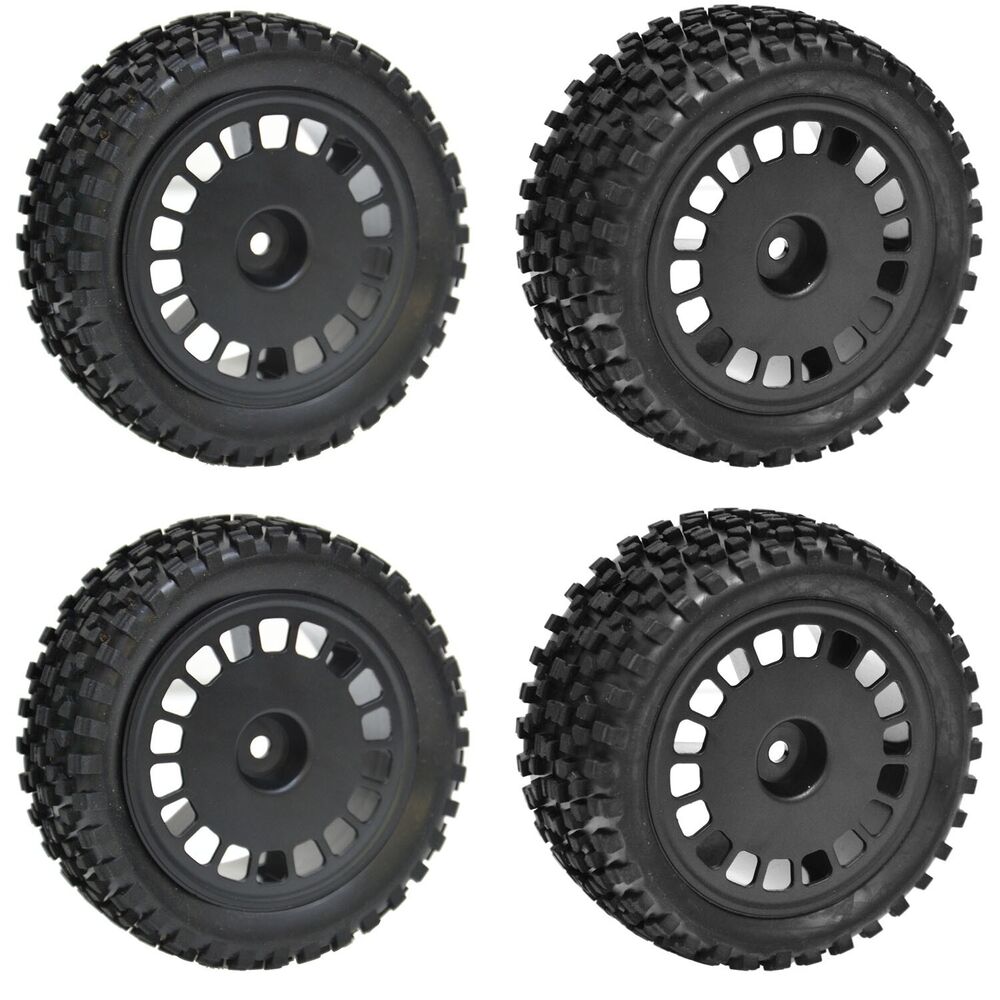 Wheels Rims Tires 12mm Hex Hub for Tamiya TT-02B DT-02 1/10 RC Buggy Car Upgrade