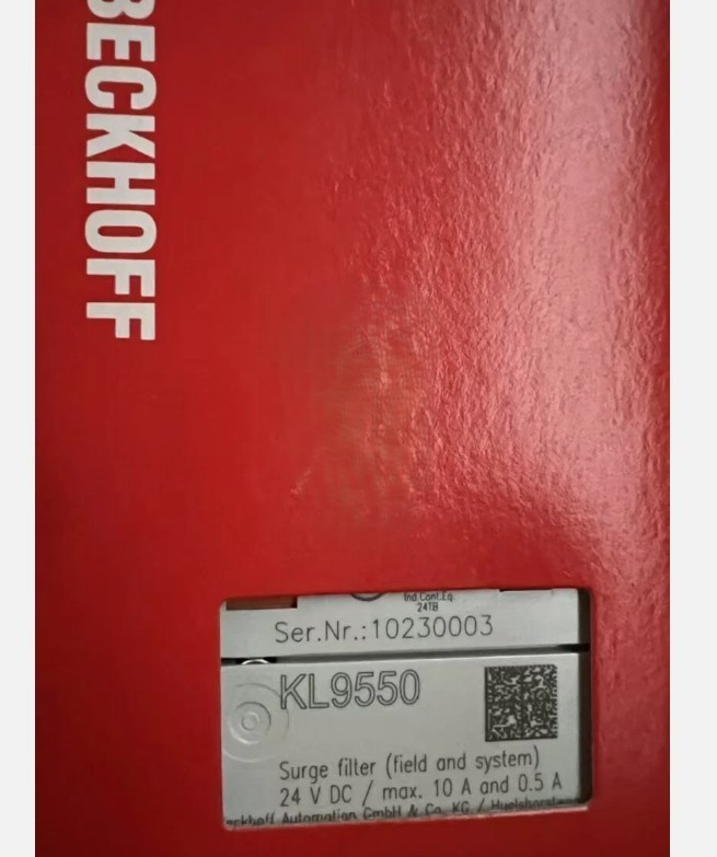 New In Box Beckhoff KL9550 PLC Module KL9550 KL9550 Free shipping