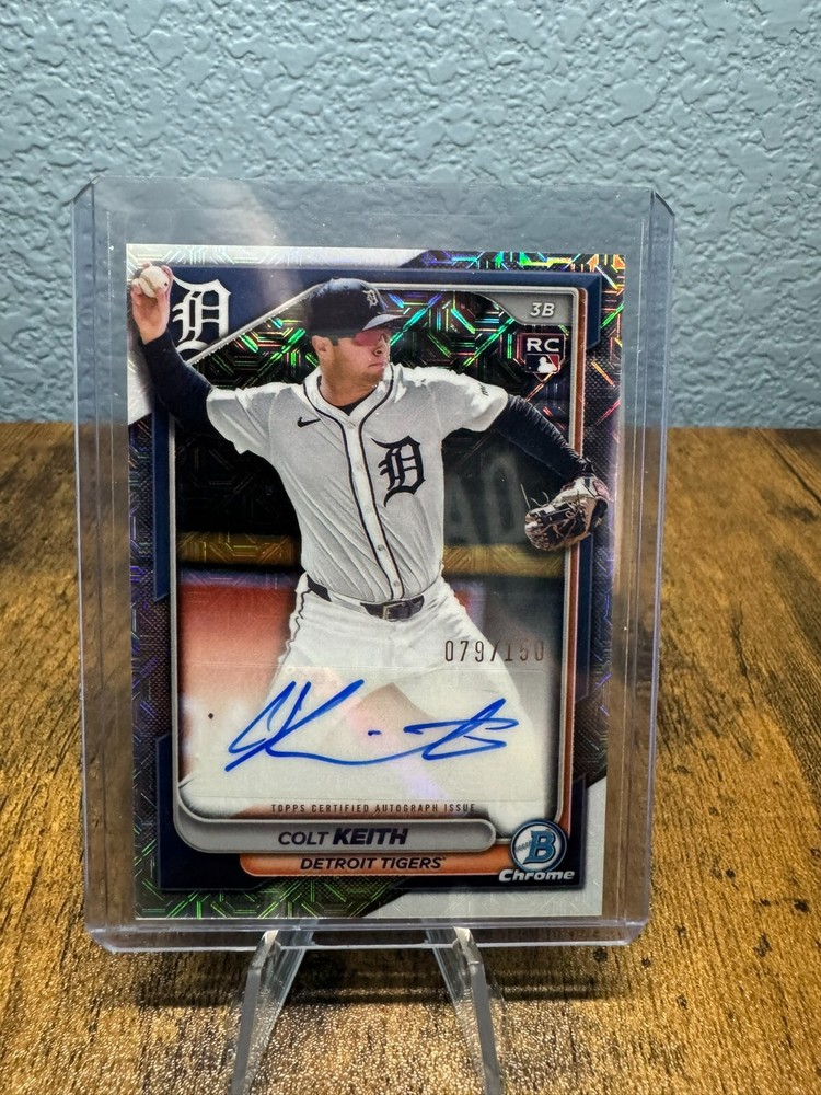 Colt Keith Tigers 2024 Bowman Rookie RC Mega MOJO Auto #/150