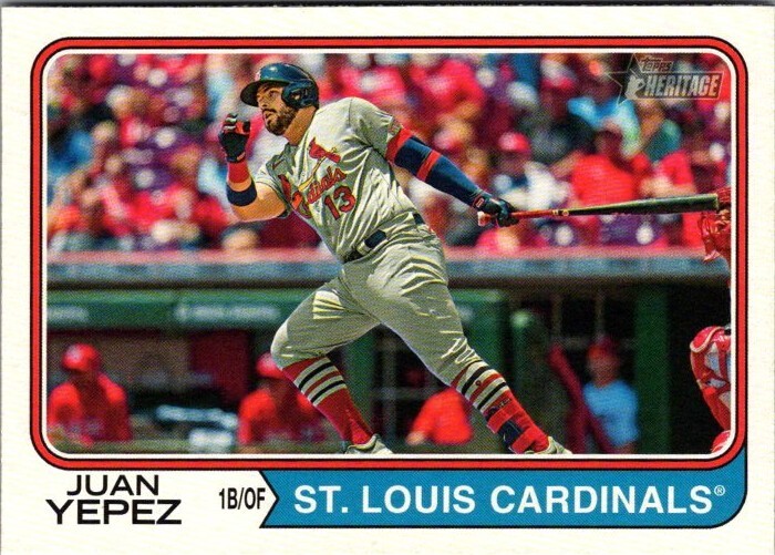 2023 Topps Heritage High Number - #660 Juan Yepez