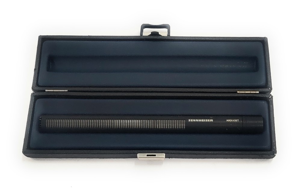Vintage Sennheiser MKH-416T Shotgun Condenser Mic Microphone w/ Case AB12V