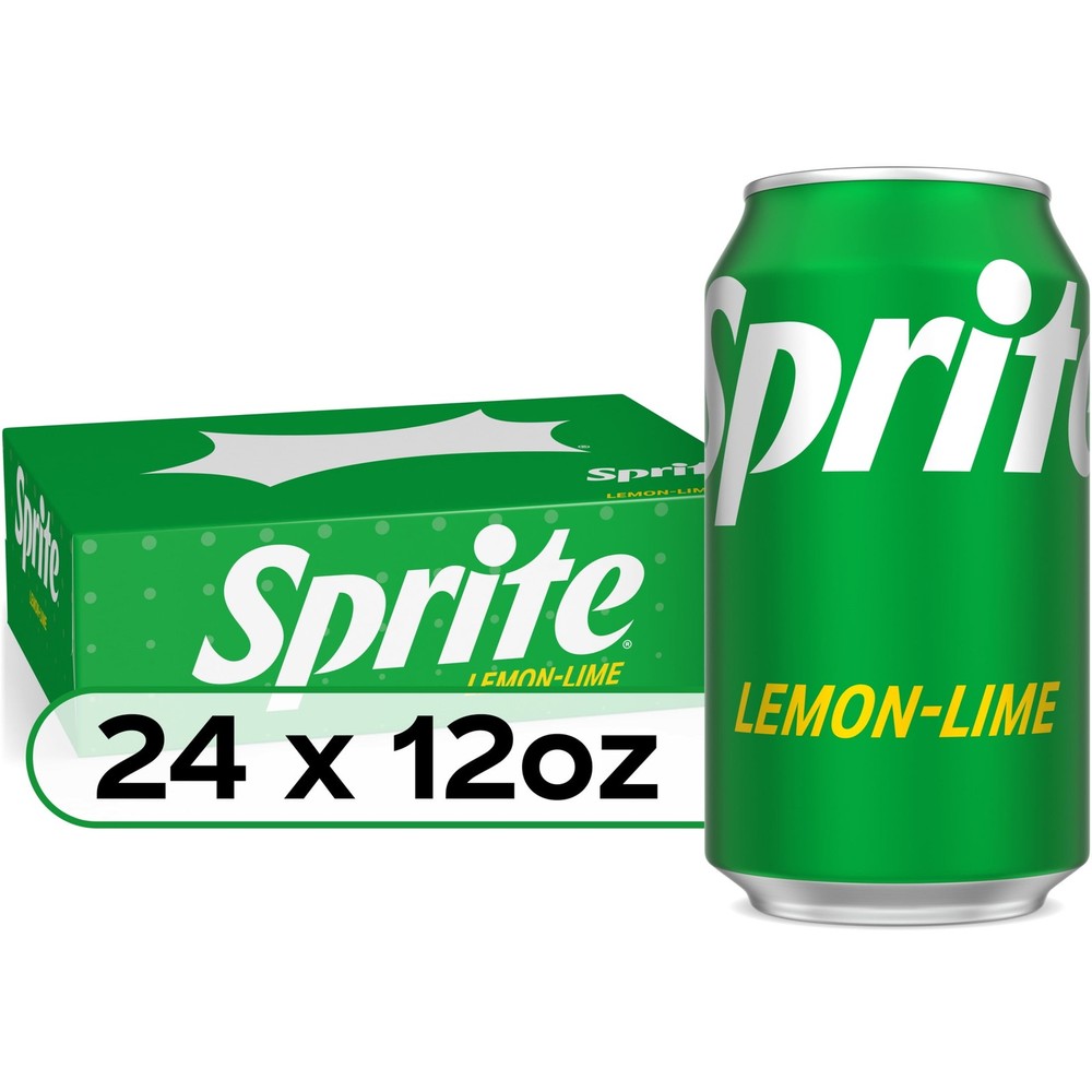 Sprite Lemon Lime Soda 12oz Cans 24-Pack