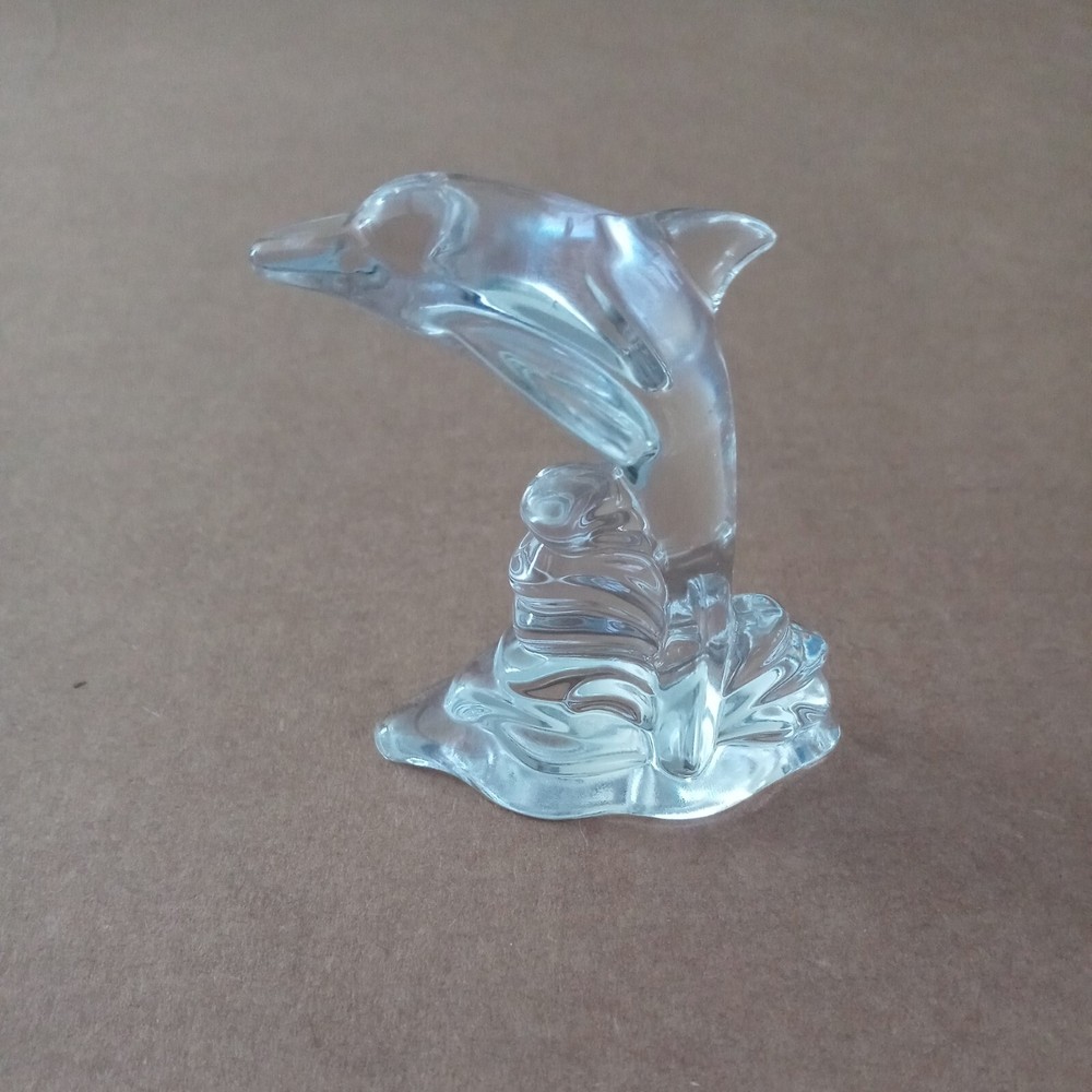 Dolphin Art Glass Figurine