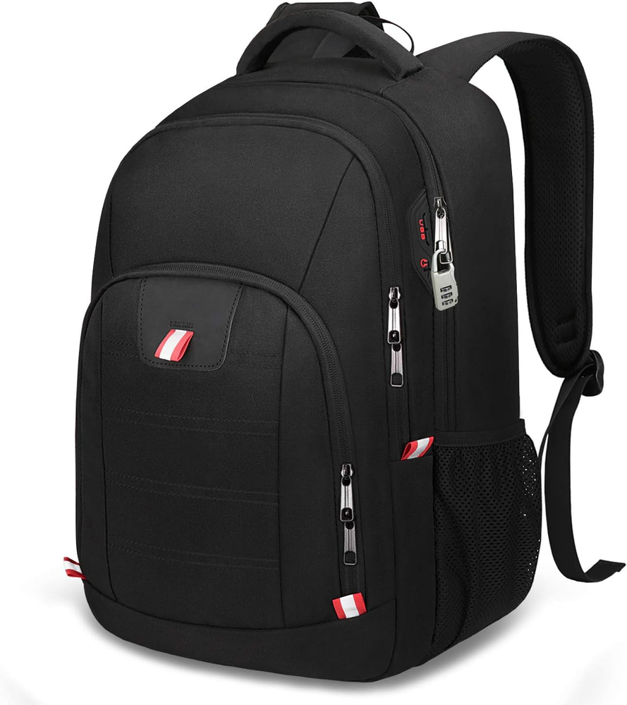 Laptop Backpack, Business Travel Backpack with USB Charging Slit for Men Womens,