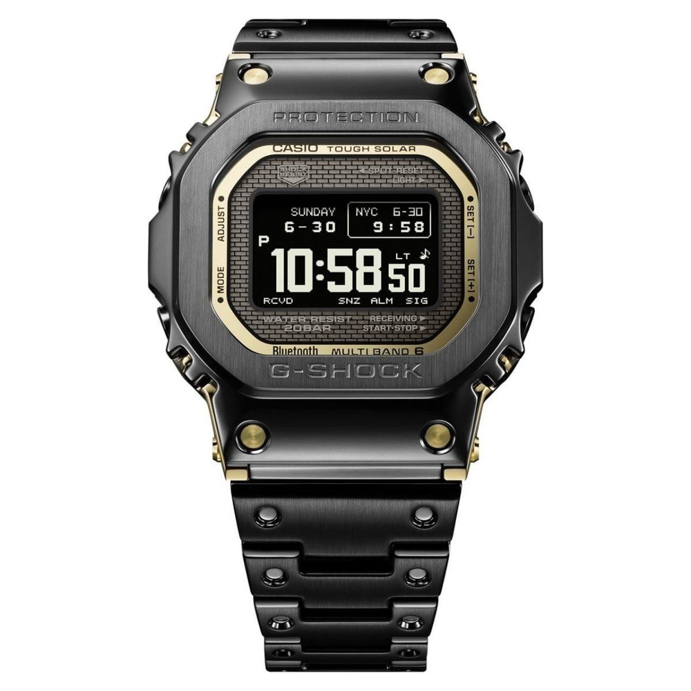 Casio G-Shock GMW-BZ5000BD-1 Full Metal Black Gold MIP Bluetooth Solar 200M Watc