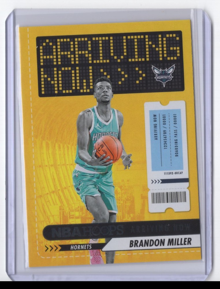 2023-24 Panini Hoops Arriving Now Brandon Miller Rookie Charlotte Hornets #13