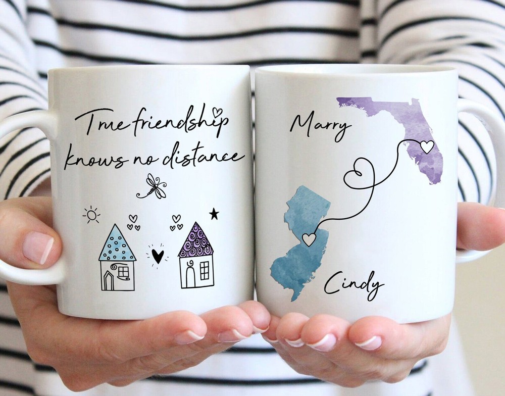Best Friend Gift Idea Long Distance Moving Away Coffee Mug For Her
