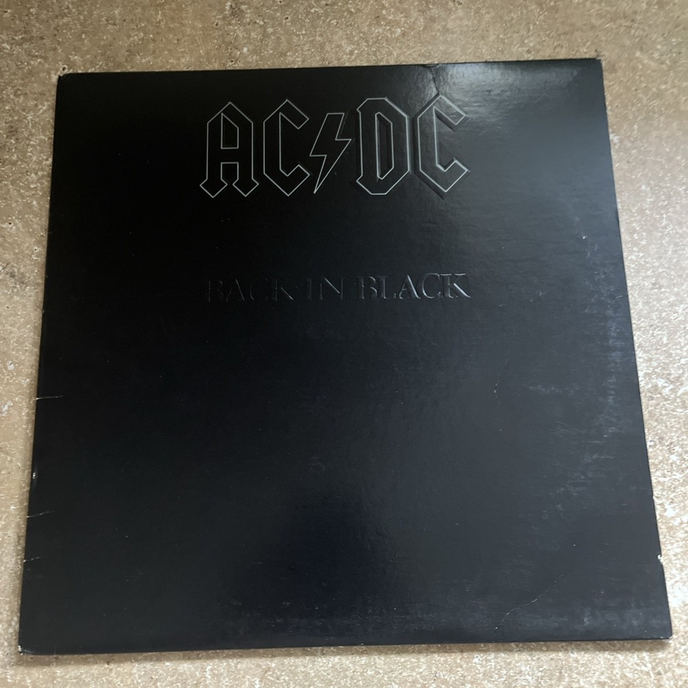 AC/DC - Back in Black 1980 Vinyl LP Record Atlantic SD 16018
