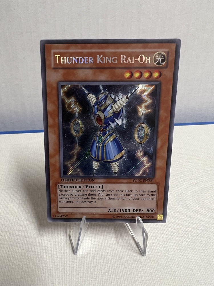 Thunder King Rai-Oh YG02-EN001 YuGiOh GX Manga Promo Limited Edition Card