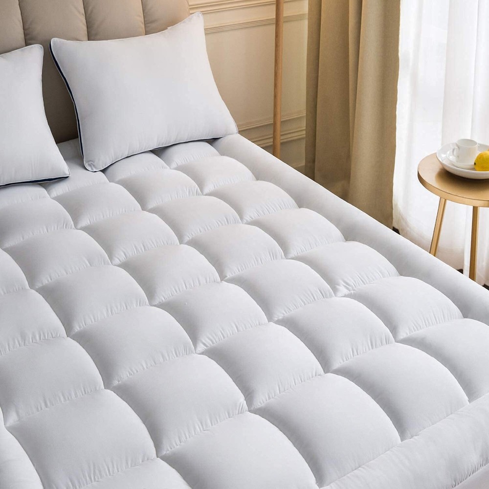 Niagara Microfiber Full Mattress Topper - Pillow Top Mattress Cover Quilted F