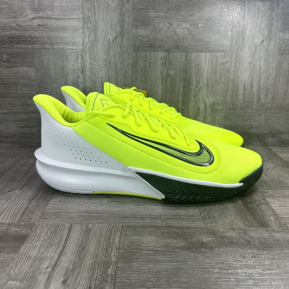 Nike Precision 7 Mens 12 FN4322-700 Volt Summit Mesh Running Shoes
