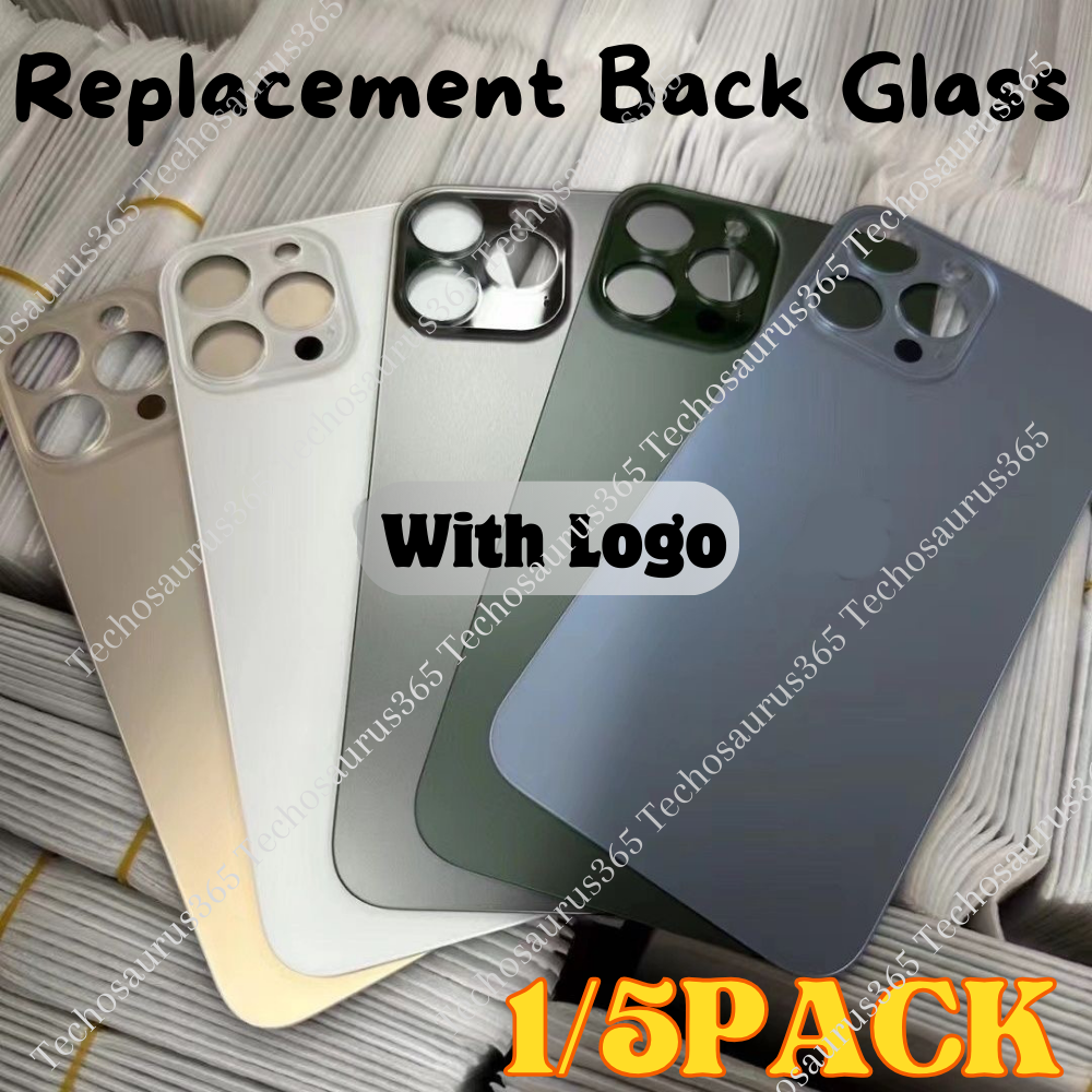 Back Glass Replacement Big Hole For iPhone 11 12 13 14 15 Pro XR Rear Cover Lot