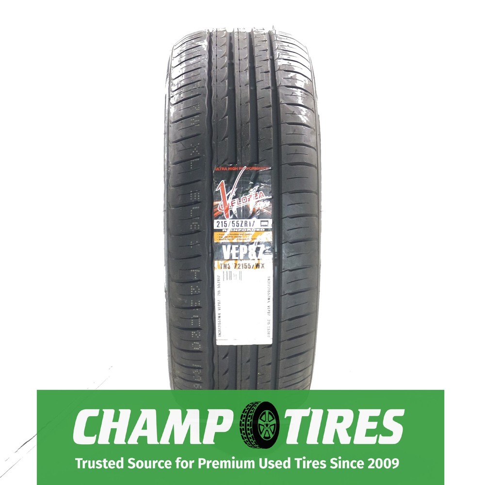 Set Of 4 P215/55R17 Velozza NEW ZXV4 98 W New 10/32nds