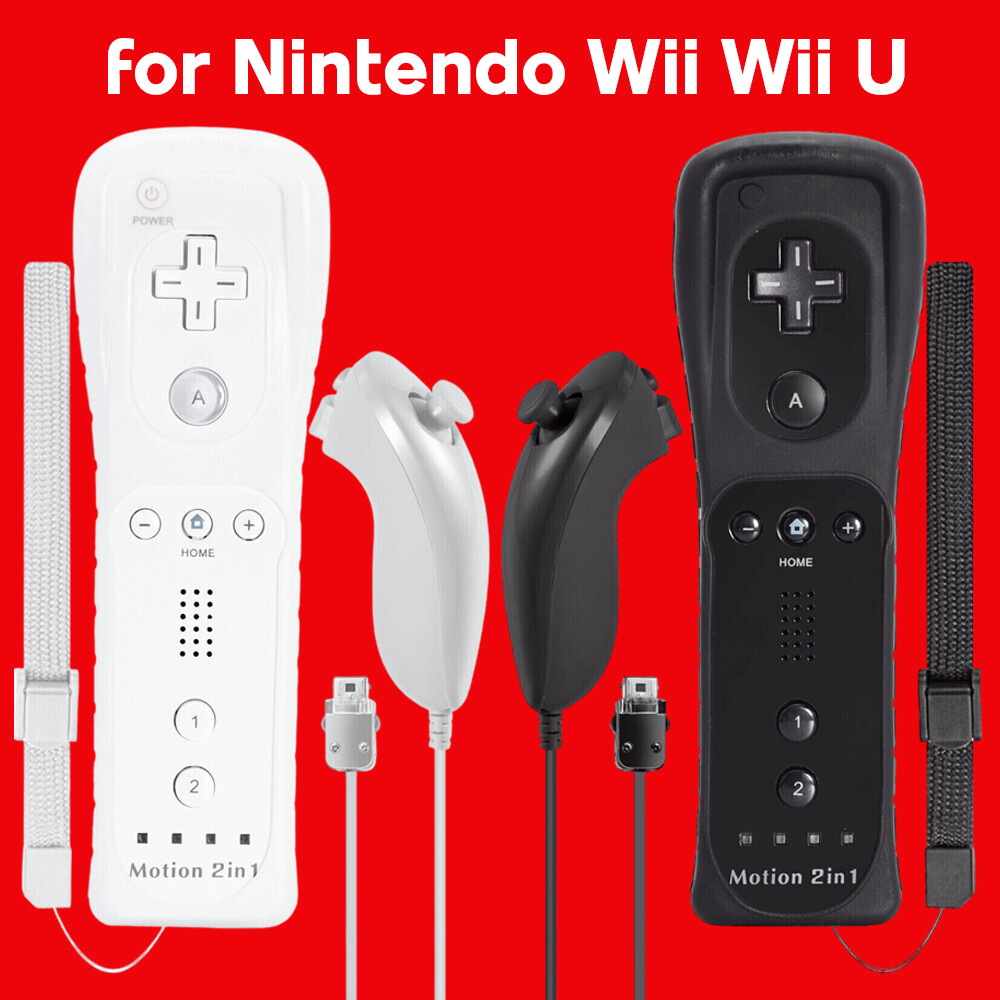 Built-in Motion Plus Wii Remote or Nunchuck Controller for Nintendo Wii Wii U