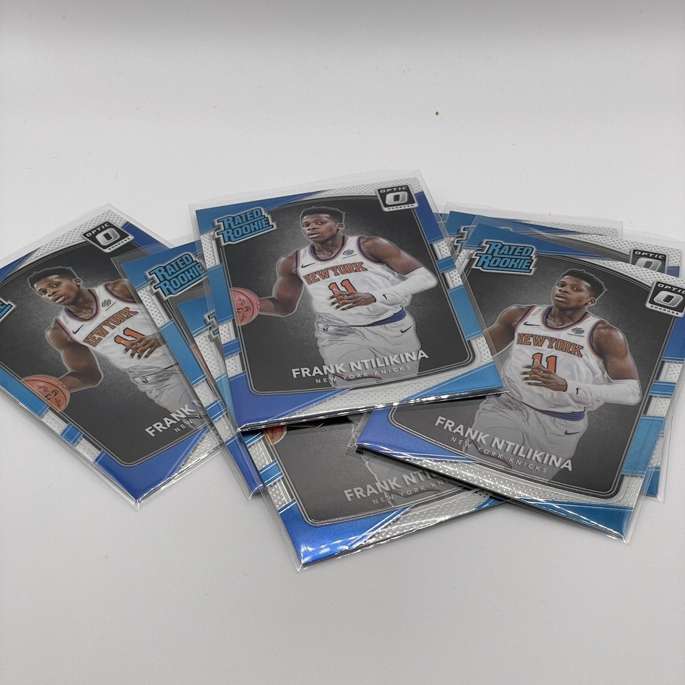 Frank Ntilikina 2017-18 Donruss Optic #193 7x Rated Rookie Basketball Card Lot