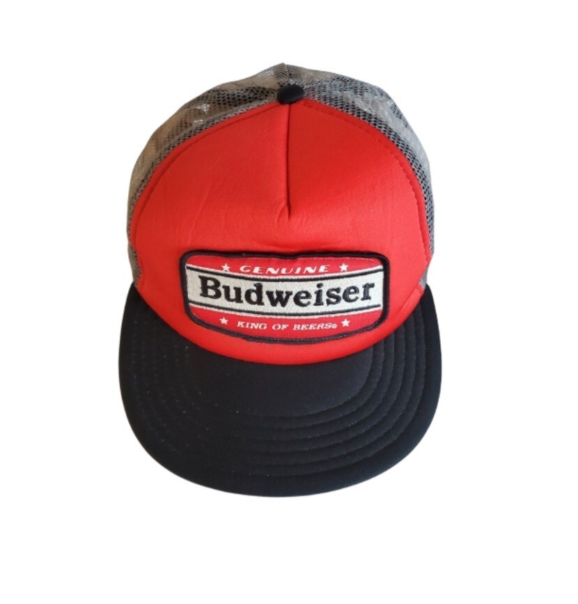 Budweiser 2010 King Of Beer Trucking Mesh Snapback Trucker Hat Novelty