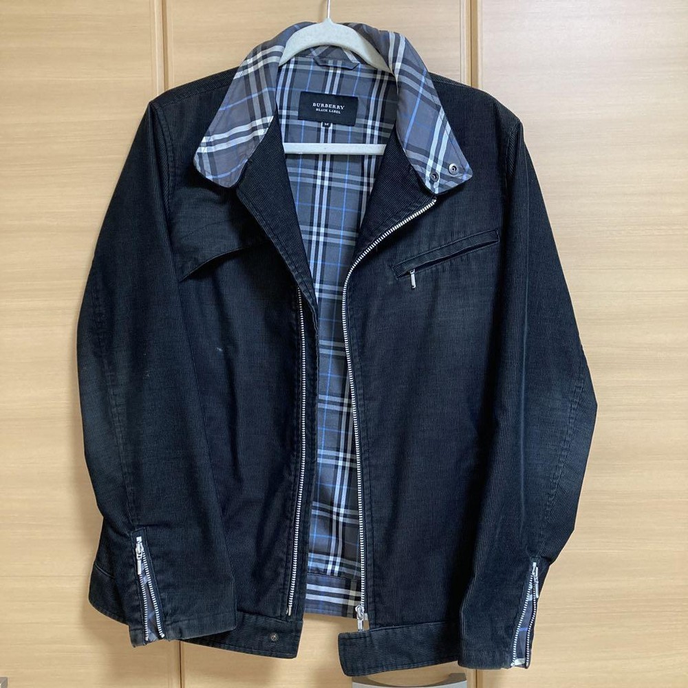 Burberry Black Label Delivery within 24 hours Black M F/S from Japan