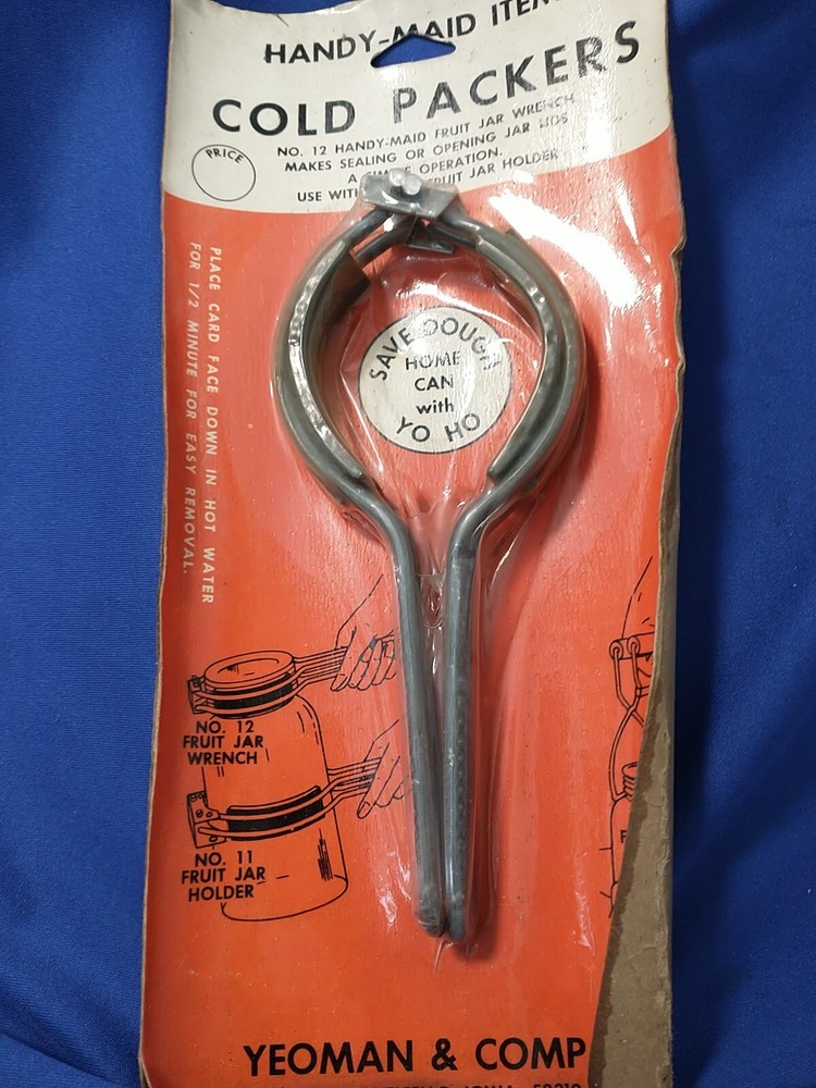Vintage Handy Maid Fruit Jar Wrench NOS Cold Packers Yeoman & Co #12