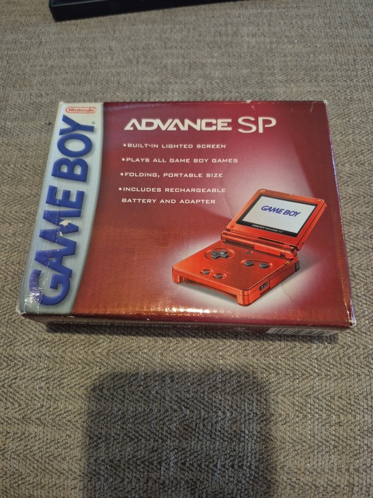 Nintendo Game Boy Advance SP Handheld System - Flame Red