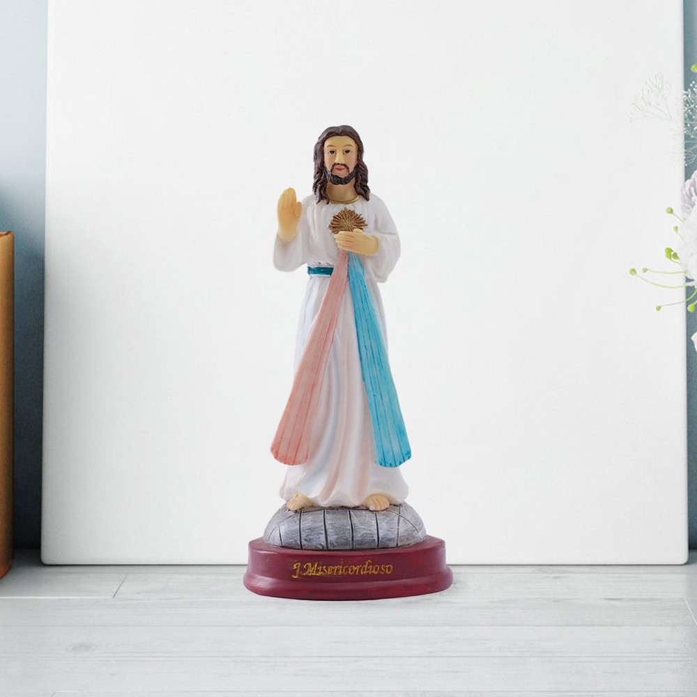 European Styled Elegant Man Statue Resin Sculpture Lightweight Multifunctional