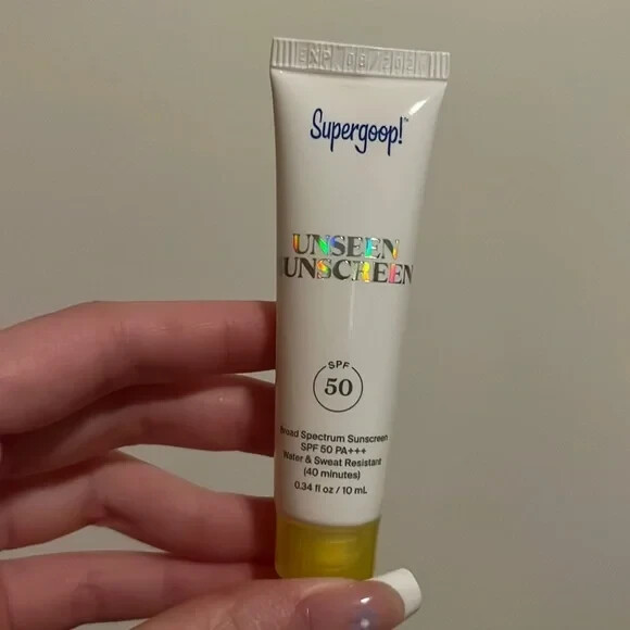 Supergoop Unseen Sunscreen SPF 50 10ml Travel Size Oil-Free Matte Finish