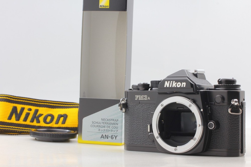 All Works [Near MINT] Nikon FM3A Black SLR 35mm Film Camera Body K3 Screen JAPAN