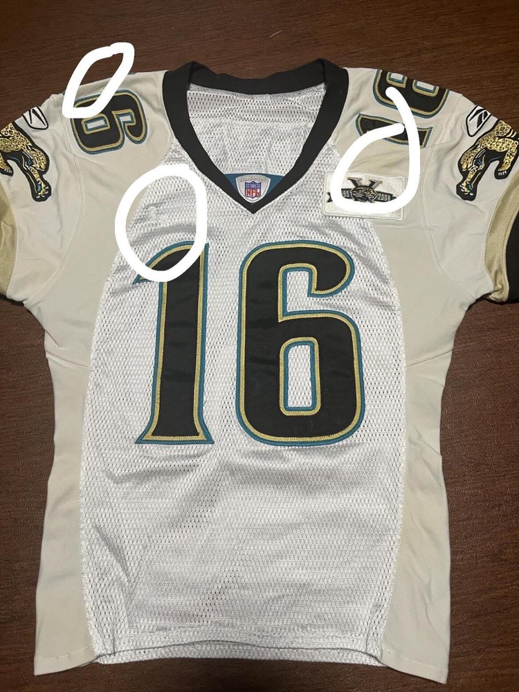 Troy Edwards 2004 Jacksonville Jaguars Game Used Jersey Multiple Games
