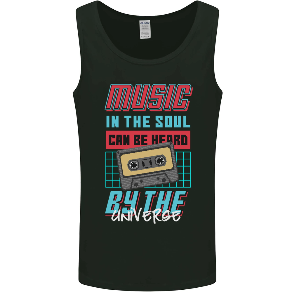 Music in the Soul Heard by the Universe Mens Vest Tank Top