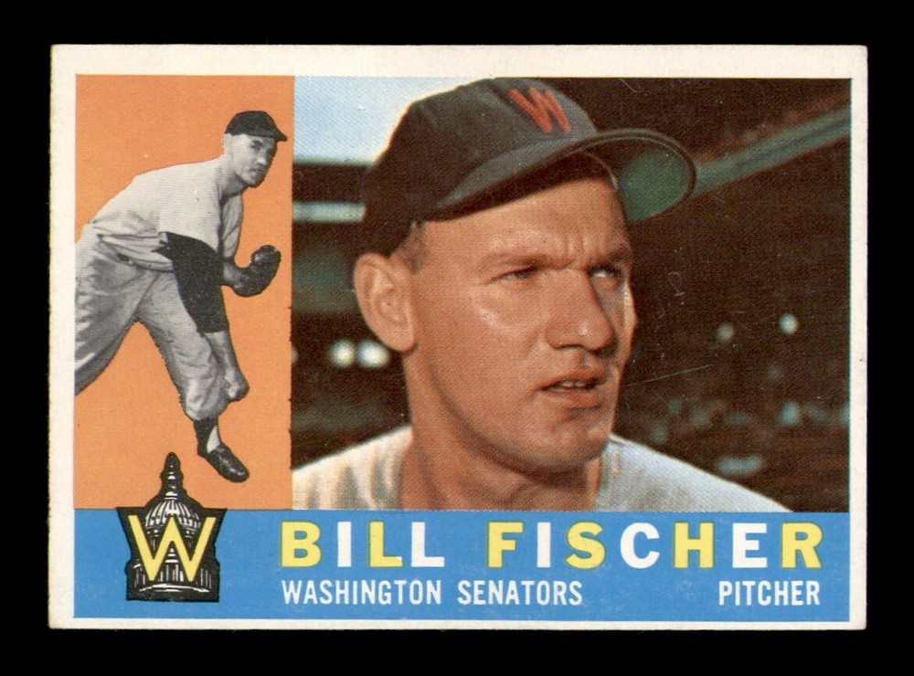 1960 Topps #76 Bill Fischer EX-MINT Graded OBGcards Vintage Baseball Break