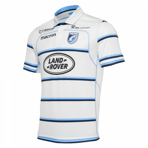 171/61 Macron Jersey Man Away Cardiff Blues 2018 Welsh Rugby Championship