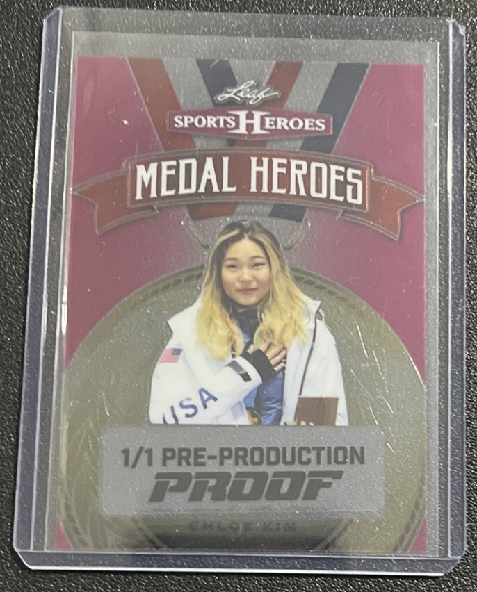 Chloe Kim Sports Heroes Pre-Production Proof One Of One