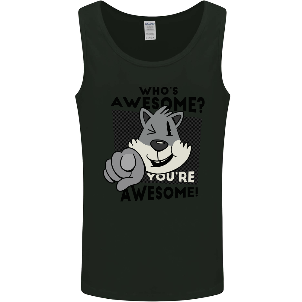 Whos Awesome Youre Awesome Funny Mens Vest Tank Top