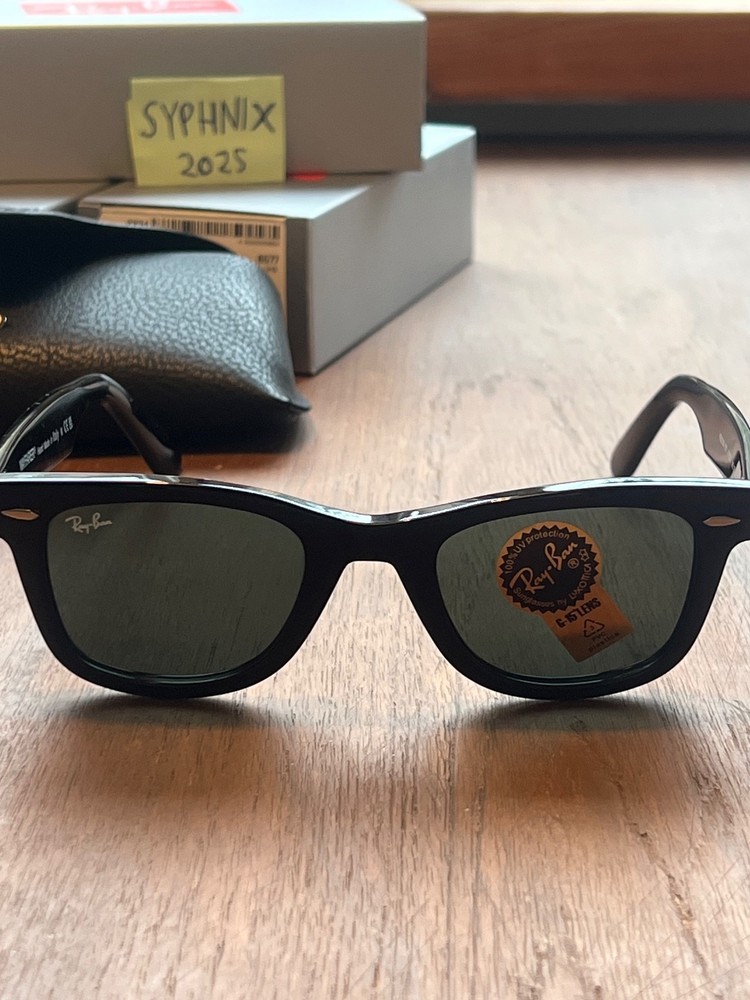 Ray-Ban Wayfarer 47mm RB2140, 901, BRAND NEW, Unisex Sunglasses Black